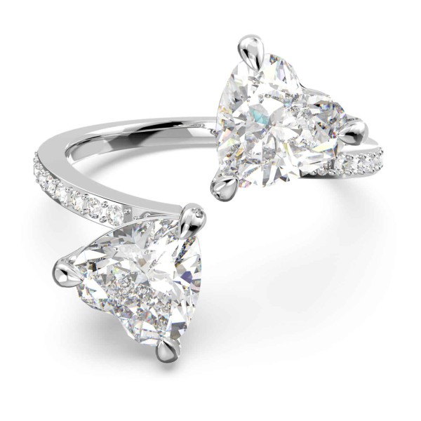 ATTRACT SOUL:RING HRT CZWH/CRY/RHS 55