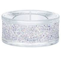 SHIMMER:TEA LIGHT HOLDER CRYSTAL AB