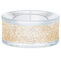 SHIMMER:TEA LIGHT HOLDER GOLD TONE