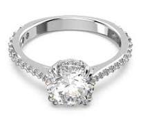 CONSTELLA:RING RND M WHITE/RHS 52