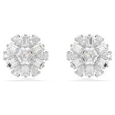 БИЖУТЕРИЯ/СЕРЬГИ/IDYLLIA:PE EAR STUDS WHITE/RHS