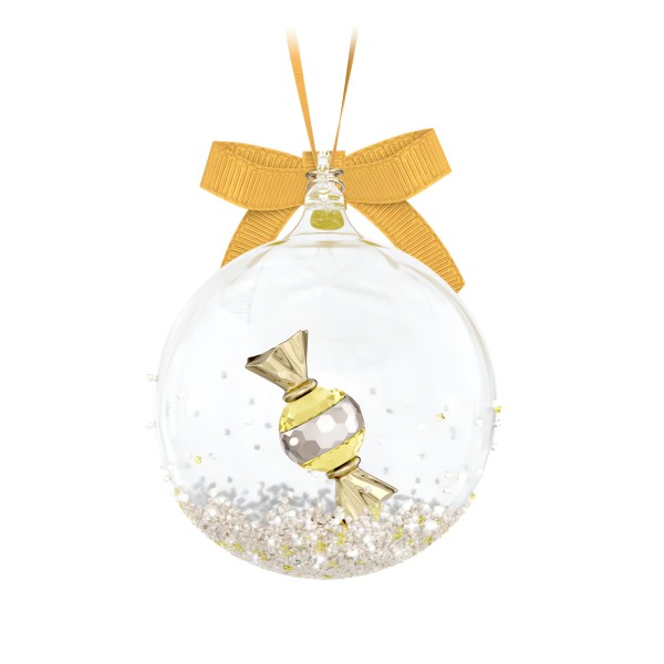 HOLIDAY CHEERS DULCIS:BALL ORN. YELLOW