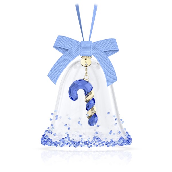 HOLIDAY CHEERS DULCIS:BELL ORNAMENT BLUE