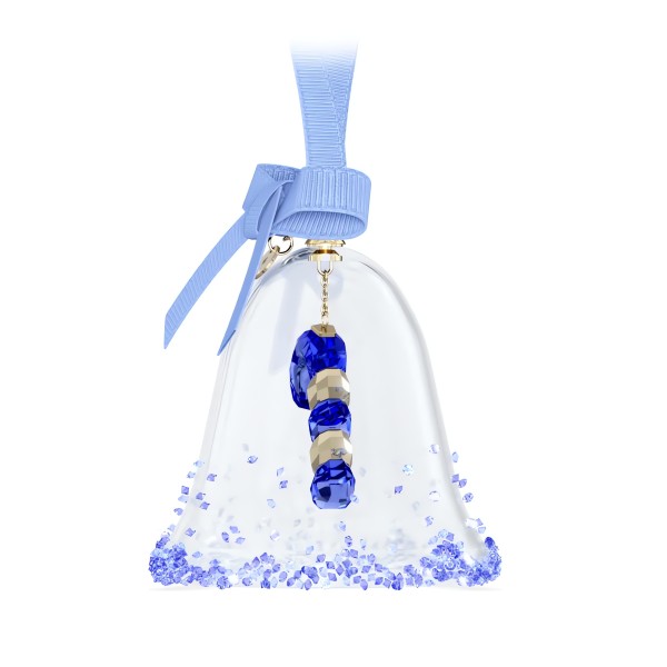 HOLIDAY CHEERS DULCIS:BELL ORNAMENT BLUE