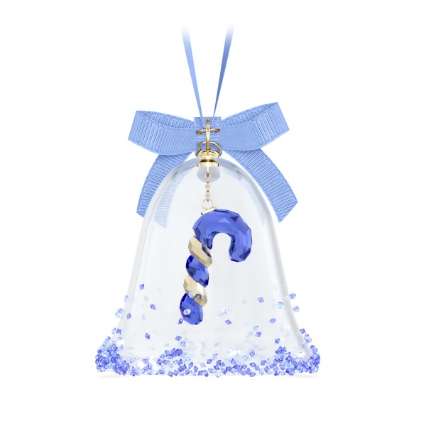 HOLIDAY CHEERS DULCIS:BELL ORNAMENT BLUE