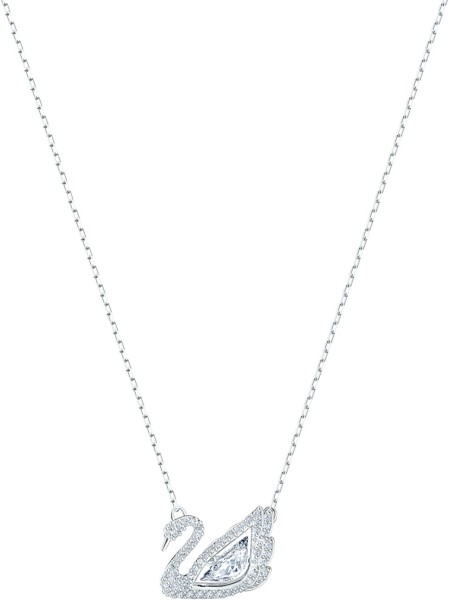 DANCING SWAN:NECKLACE CZWH/RHS