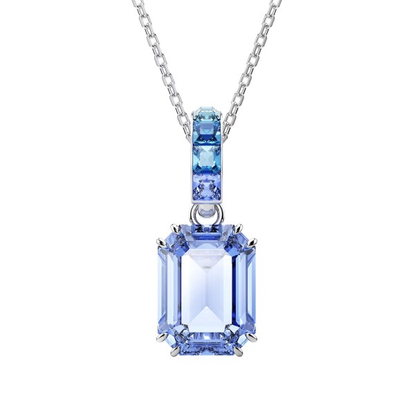 БИЖУТЕРИЯ/ОЖЕРЕЛЬЕ/MILLENIA:PEND LONG PENDANT BLU/RHS