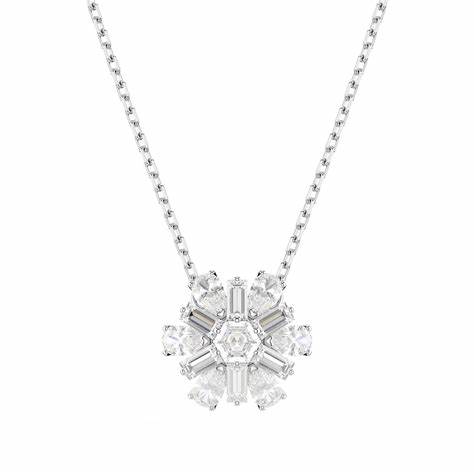 БИЖУТЕРИЯ/ОЖЕРЕЛЬЕ/IDYLLIA:PEND PENDANT WHITE/RHS