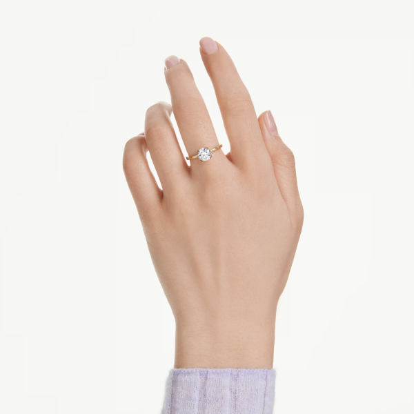 STILLA:RING RND WHITE/GOS 50