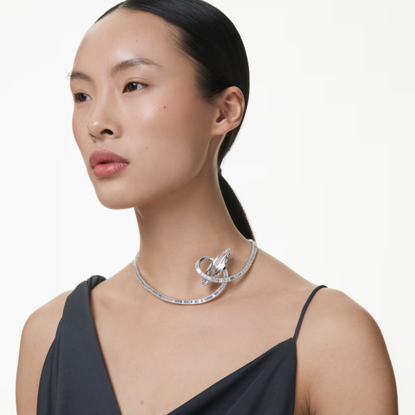 MATRIX:CHOKER MARQUIS WHI/RHS