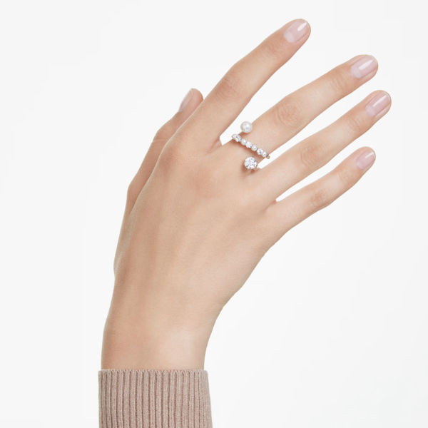 MATRIX:RING PEARL OPEN WHITE/RHS 60