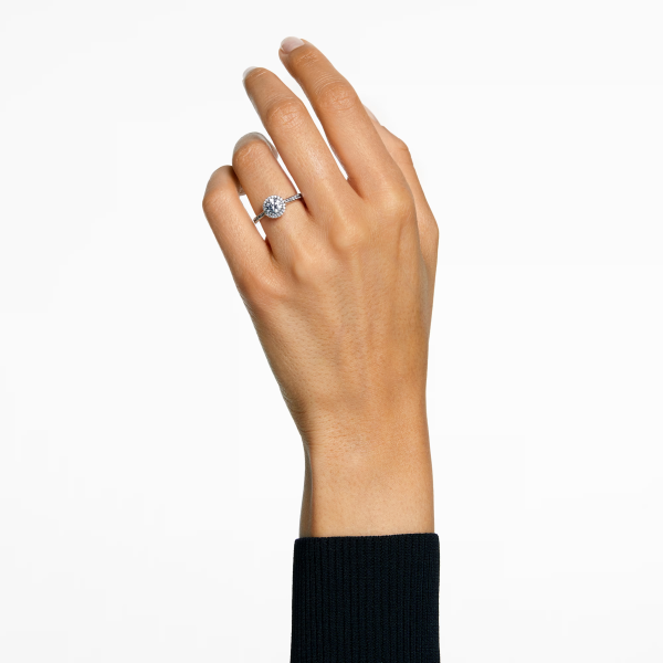 RE UNA:RING RND ANGELIC WHITE/RHS 55