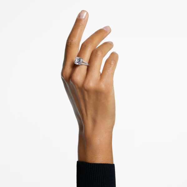 RE STILLA:RING SQ WHITE/RHS 52